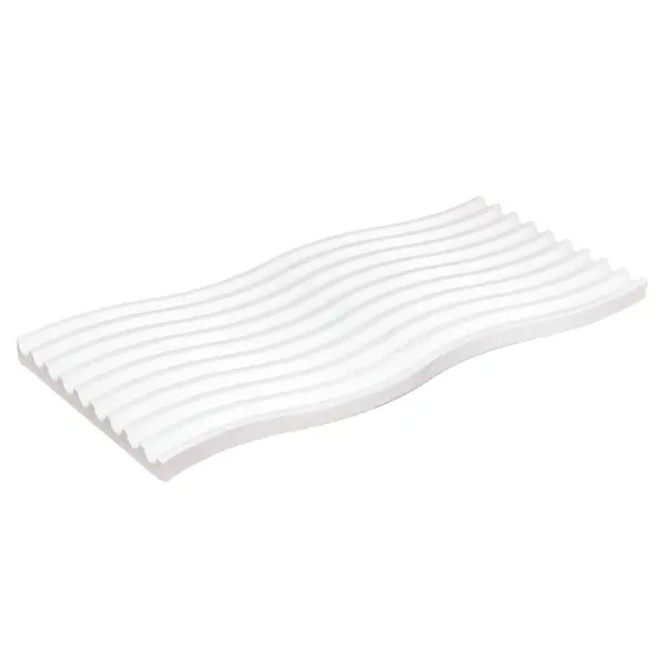Панно декоративное Dream River Волна гипс белое 11x25x1 см