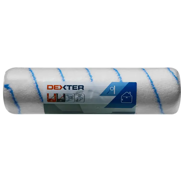 Валик сменный для водных красок Dexter 250 мм