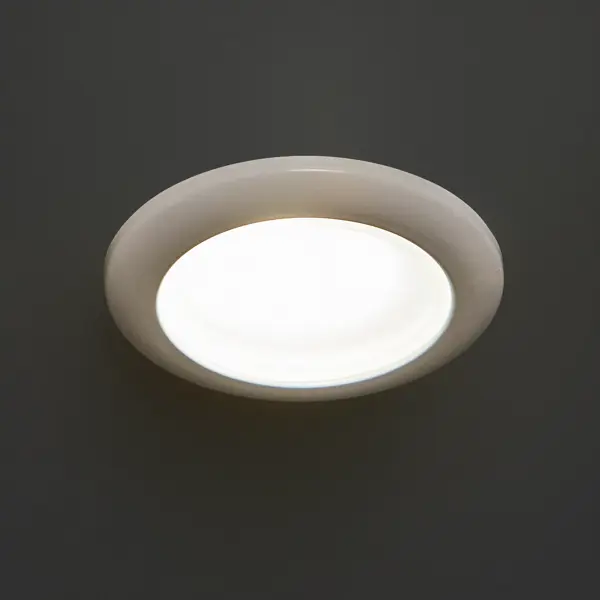 Спот встраиваемый влагозащищенный Inspire Auribail светодиодный под отверстие 70 мм цвет белый