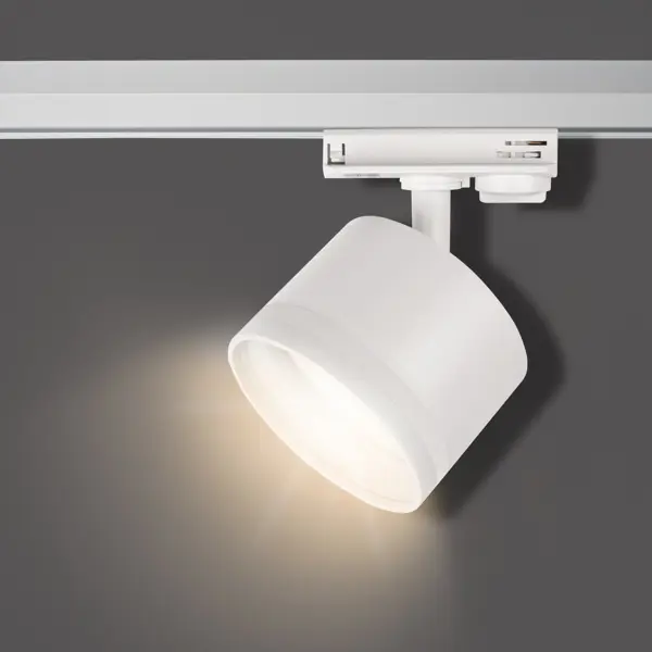 Трековый светильник спот светодиодный Jazzway 31 GX53 15 Вт однофазный 2 м² цвет белый