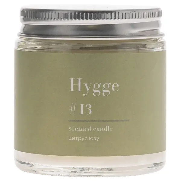 Свеча в стакане ароматизированная Arida Home Hygge N13 Цитрус Юзу