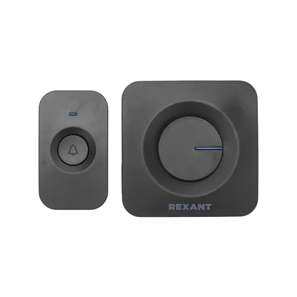 Дверной звонок беспроводной Rexant 52 мелодии цвет черный