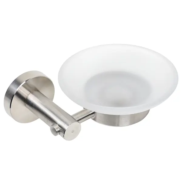 Мыльница Martes стекло/нержавеющая сталь цвет хром