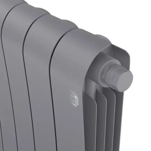 Радиатор секционный Royal Thermo Infinity SS VR80 500/90 10 секций нижнее подключение биметалл серый