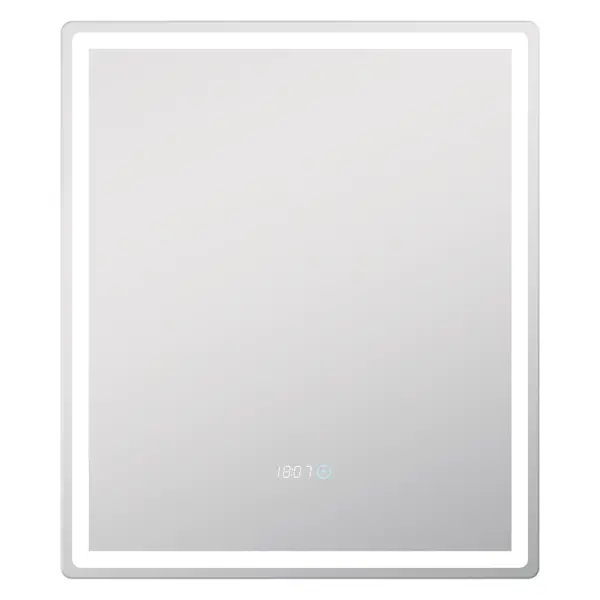 Зеркало для ванной Vigo Level Comfort 60x70 см с подсветкой и часами