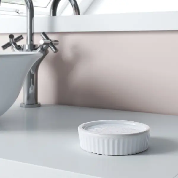 Мыльница Sensea Charm керамика цвет белый