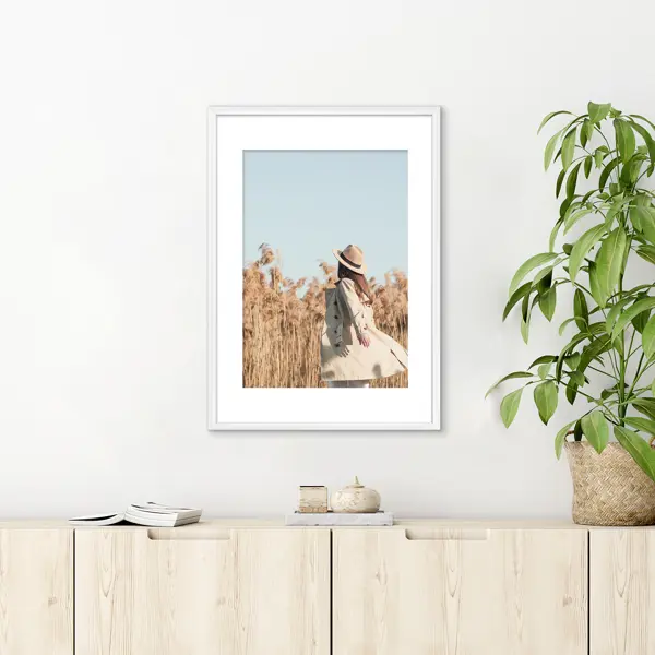 Рамка KREAFORTA Lila 21x29.7 см пластик цвет белый