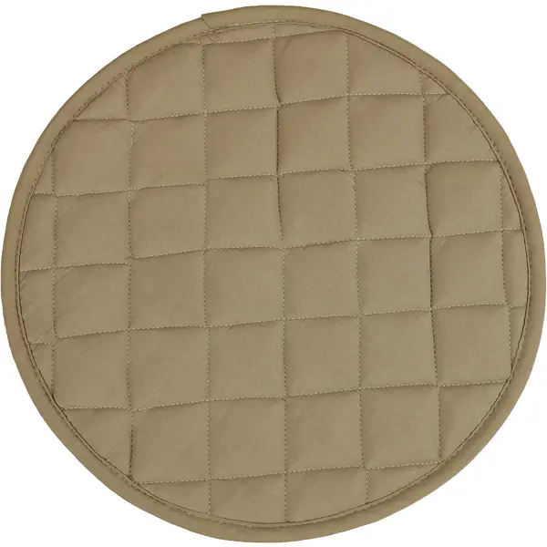 Подушка для стула Linen Way ø38 см цвет бежевый