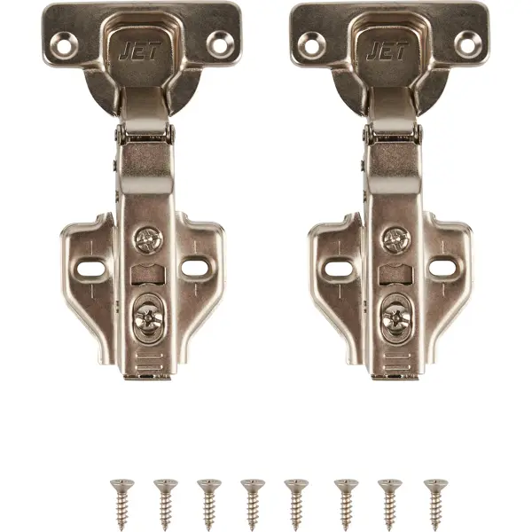 Петля мебельная накладная Jet HB340A.100, Clip-on, 35 мм, 105°