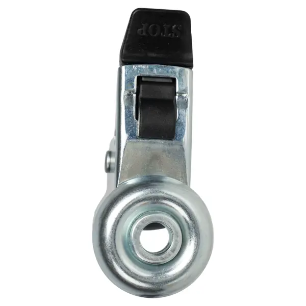 Мебельный ролик поворотный с тормозом 50 мм до 40 кг цвет серый