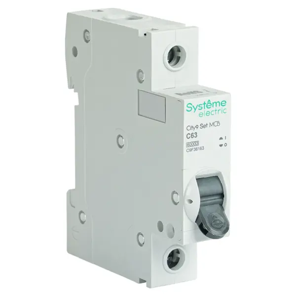 Автоматический выключатель Systeme Electric City9 Set C9F36163 1P С63 А 6 кА