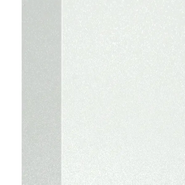 Дверь межкомнатная со стеклом Artens Уна 90x200 см Hardflex белый с замком и петлями