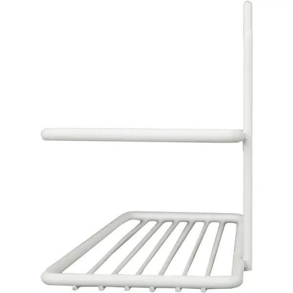 Полка для ванной 25x8.5x12.5 см цвет белый