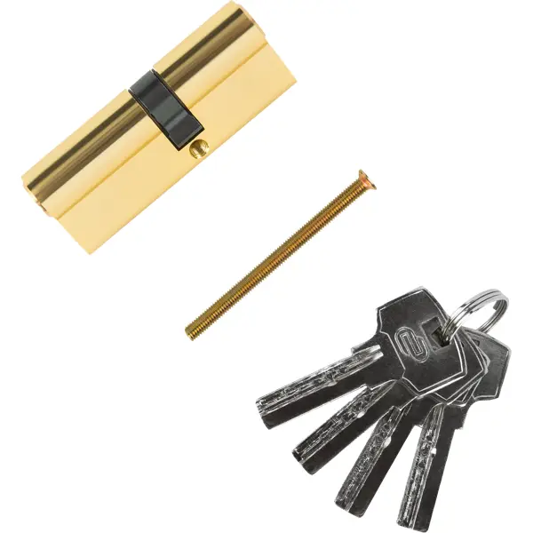 Цилиндр Standers TTAL1-3545GD, 35x45 мм, ключ/ключ, цвет латунь