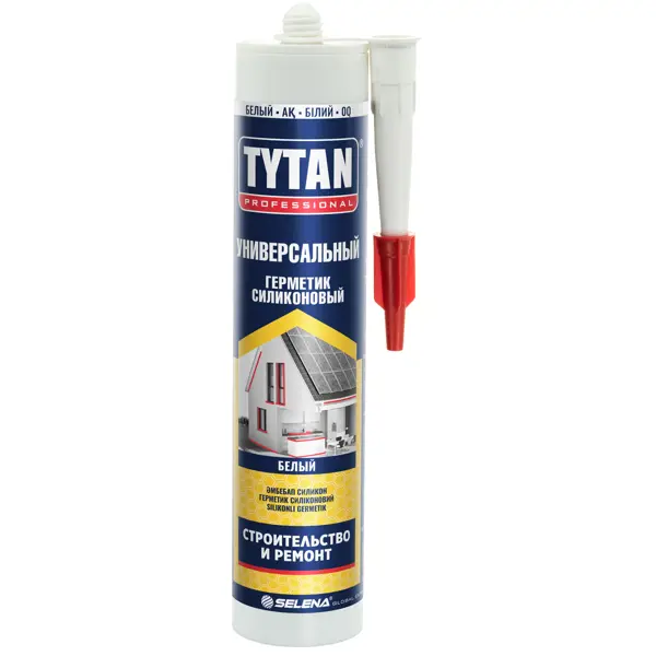 Герметик силиконовый Tytan уксусный универсальный белый 280 мл