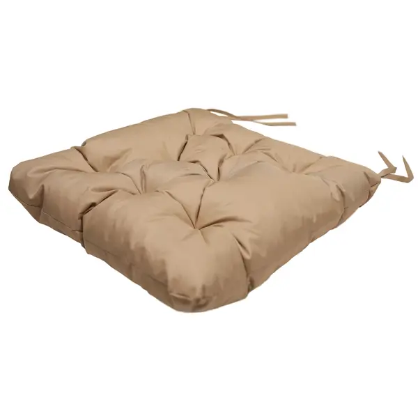 Подушка для стула Linen Way 45x45 см цвет бежевый