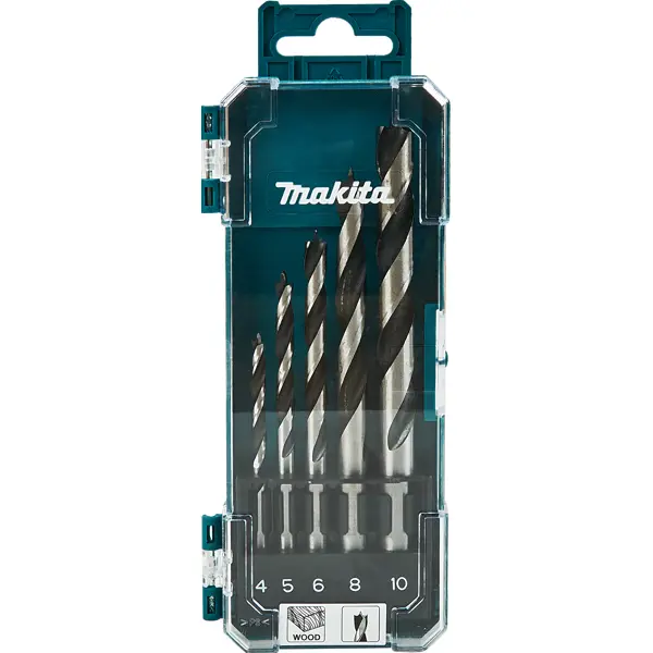 Набор сверл по дереву Makita D-72861, 5 шт.