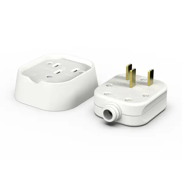 Комплект для электроплиты Про 250 В с заземлением открытой установки цвет белый