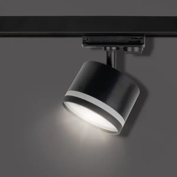 Трековый светильник спот светодиодный Jazzway 31 GX53 15 Вт однофазный 2 м² цвет черный