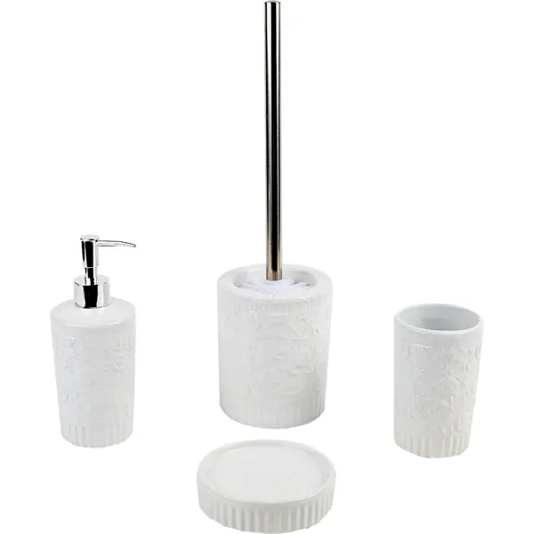 Мыльница Sensea Charm керамика цвет белый