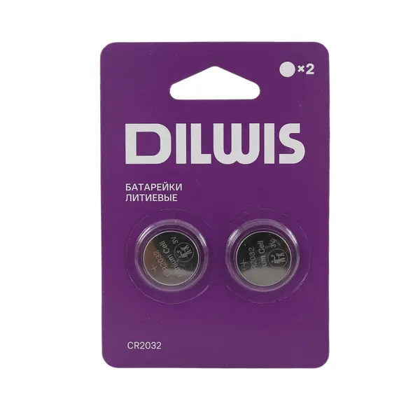 Батарейка литиевая DILWIS CR2032 2 шт