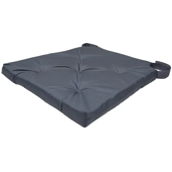 Подушка для стула Linen Way с липучками 40x40 см цвет серый