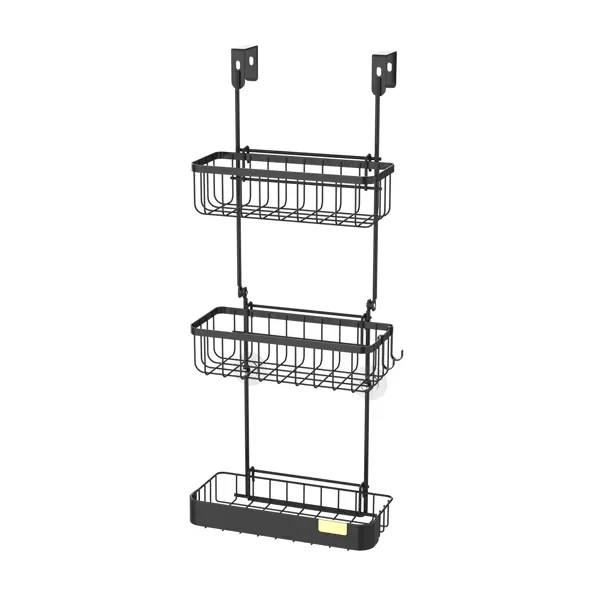 Полка для душа Iddis Soul LM008WC3Bi44 навесная 3 яруса цвет черный