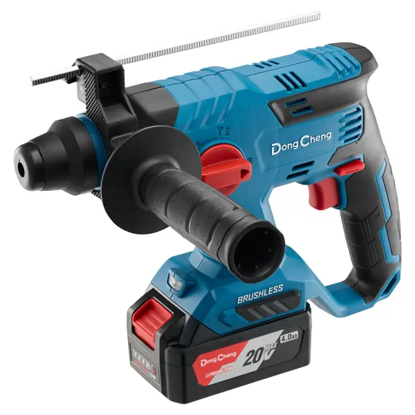 Перфоратор аккумуляторный SDS-plus Dongcheng DZC22, 20 В Li-ion 2x4 Ач