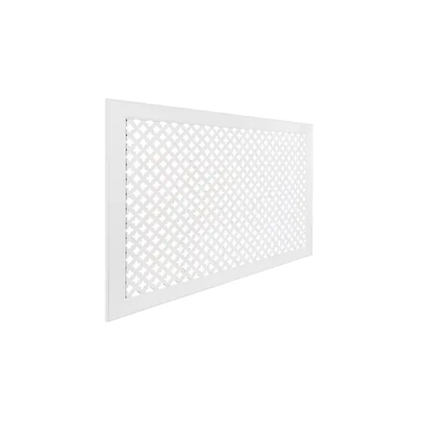 Экран радиатора Готико 90x60 см МДФ цвет белый