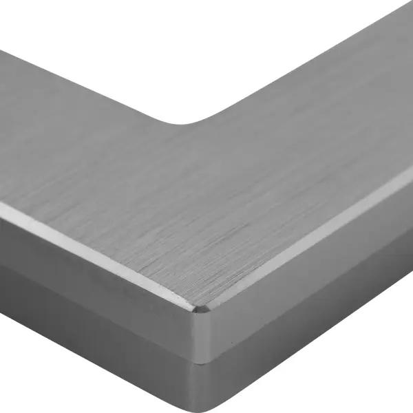 Рамка для розеток и выключателей Werkel Aluminium 1 пост металл цвет алюминий