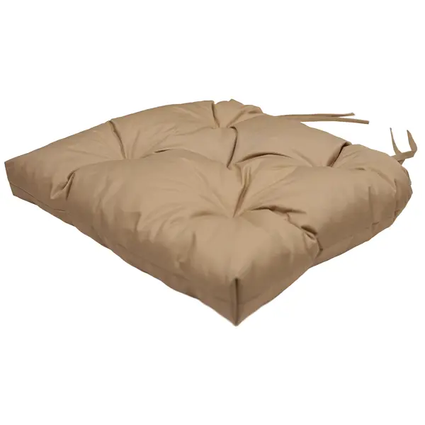 Подушка для стула Linen Way 50x45 см цвет бежевый