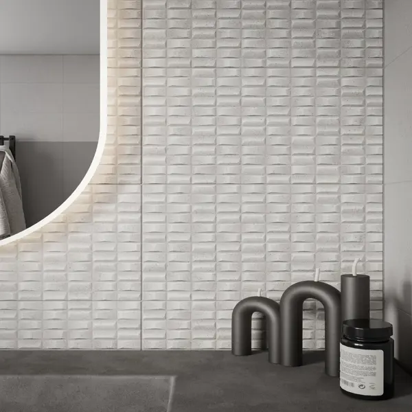 Настенная плитка Шахтинская Плитка Урбан низ 03 25x40 см 1.4 м² цвет серый