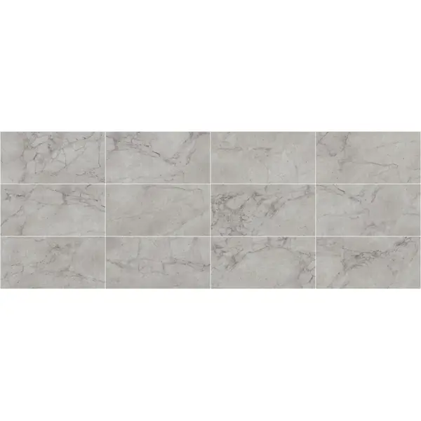 Настенная плитка Kerama Marazzi Ницца 29.6x59.5 см 1.8 м² матовая цвет светло-серый