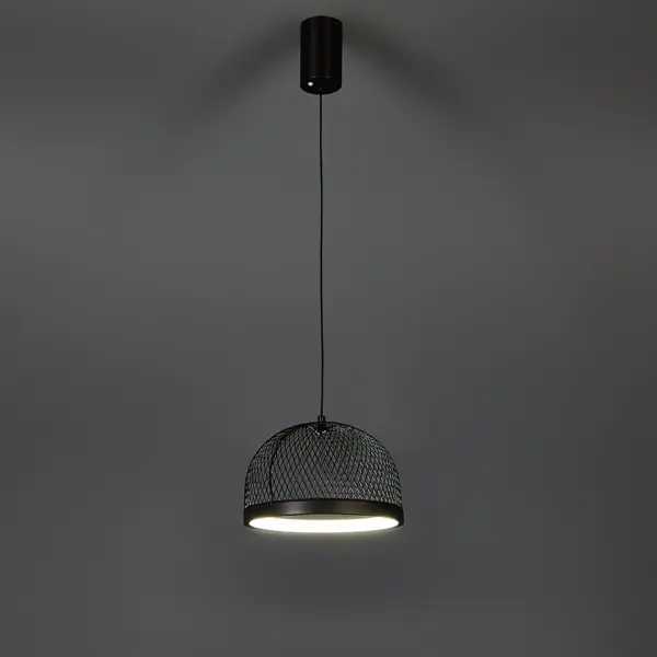 Светильник подвесной светодиодный Schaffner Aria 3585-250 BK с пультом управления 6 м² регулируемый белый свет цвет черный