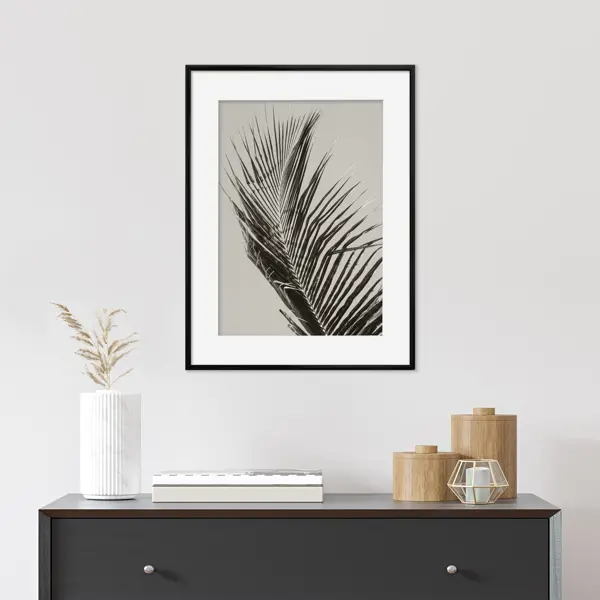 Рамка KREAFORTA Lila 30x40 см пластик цвет черный