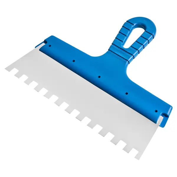 Шпатель зубчатый Интек 10108-250-010 250 мм, нержавеющая сталь, зуб 10x10 мм