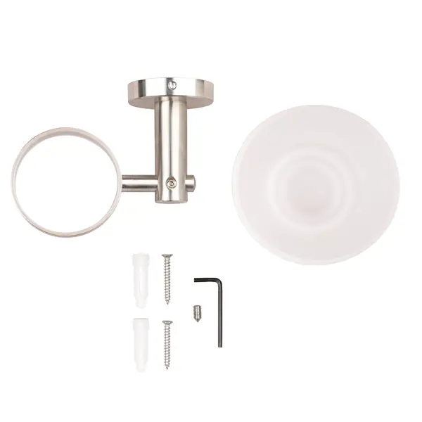 Мыльница Martes стекло/нержавеющая сталь цвет хром