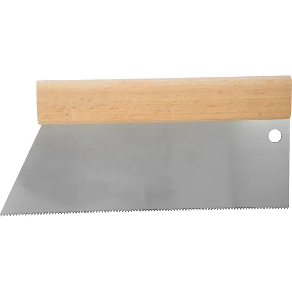 Шпатель зубчатый для клея Dominus 250 мм S3, нержавеющая сталь