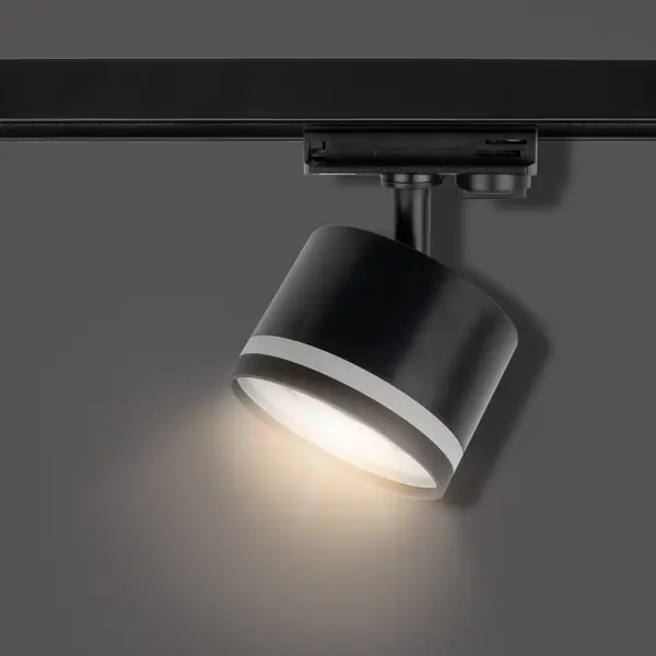 Трековый светильник спот светодиодный Jazzway 31 GX53 15 Вт однофазный 2 м² цвет черный