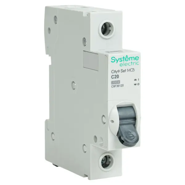 Автоматический выключатель Systeme Electric City9 Set C9F36120 1P С20 А 6 кА