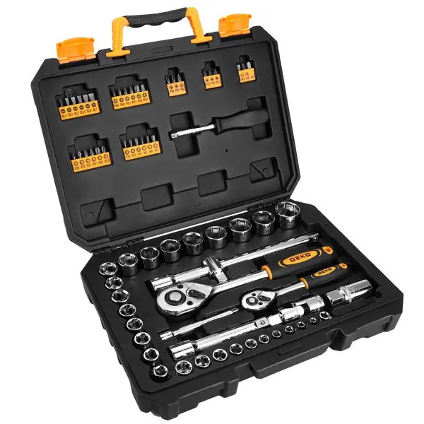 Набор инструментов для авто Deko DKMT72-1, 72 шт.