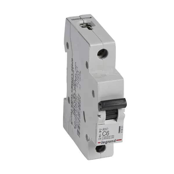 Автоматический выключатель Legrand RX3 1P C6 А 4.5 кА