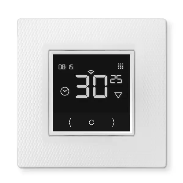 Терморегулятор для теплого пола Теплолюкс Ecosmart 25 электронный программируемый цвет белый