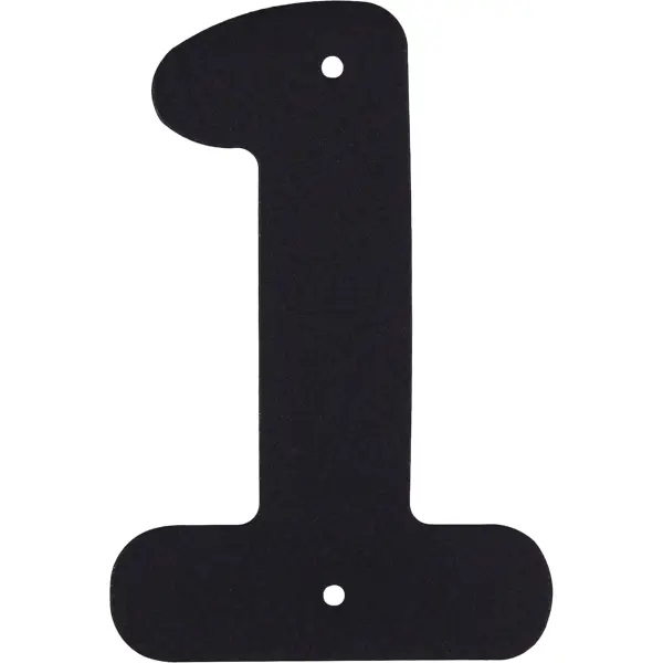 Цифра «1» Larvij большая цвет чёрный