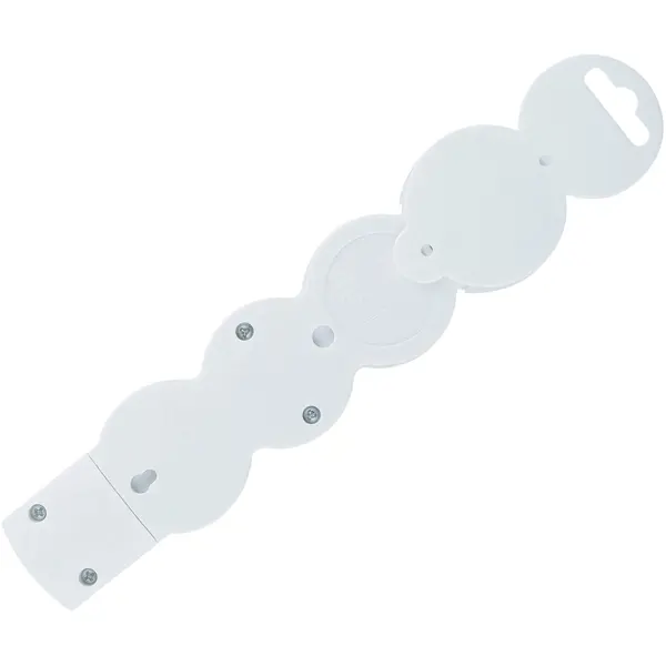 Колодка для удлинителя Duwi 4 розетки с заземлением 3680 Вт цвет белый