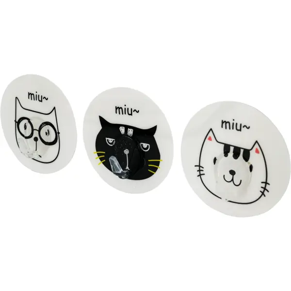 Крючок Gromell Cats Pets самоклеящийся 3 шт.