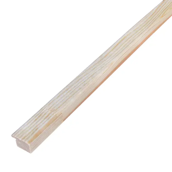 Багетный погонаж деревянный сращенный 13x22x1000 мм Сосна Экстра
