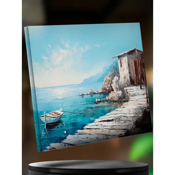 Картина на холсте Fbrush Причал 50x40 см
