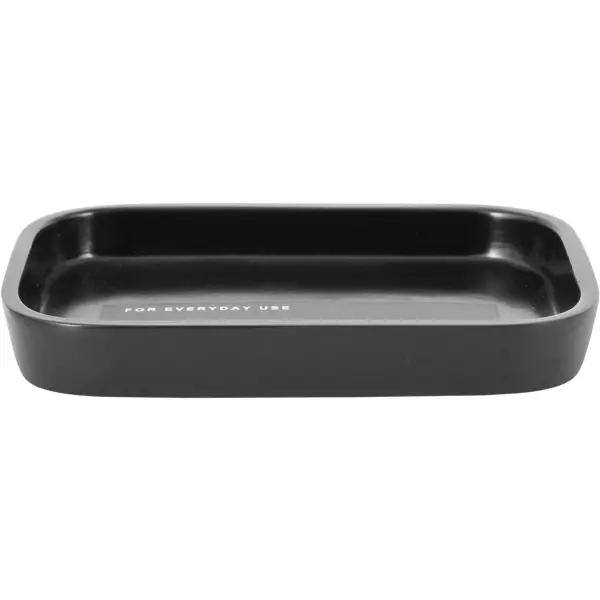 Мыльница Vidage Antracite полирезин цвет черный