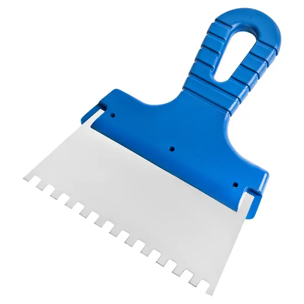 Шпатель зубчатый Интек 10108-150-006 150 мм, нержавеющая сталь, зуб 6x6 мм